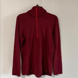 Patagonia Red Hoodie Fleece